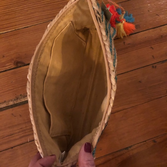 Francesca's Collections Bags New With Tags Francescas Straw Clutch